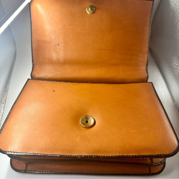 1950’s LOEWE Small Structured Soft Leather Authentic Vintage Handbag - Picture 6 of 16